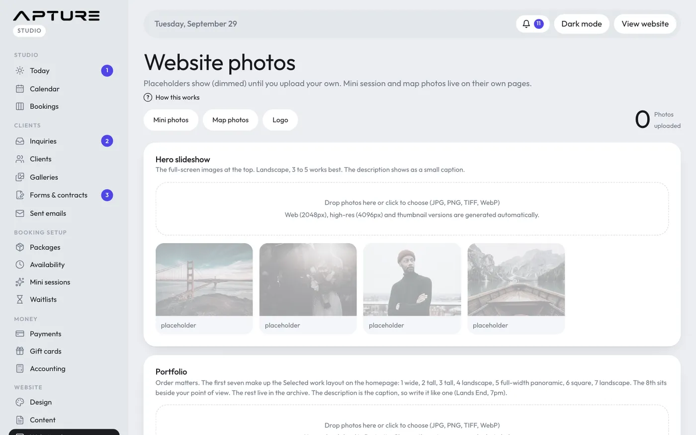 Website > Website photos.